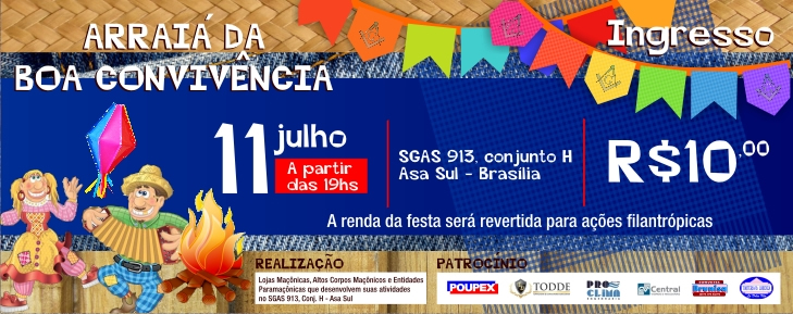 Ingresso Oficial — Arraiá da Boa Convivência (2014)