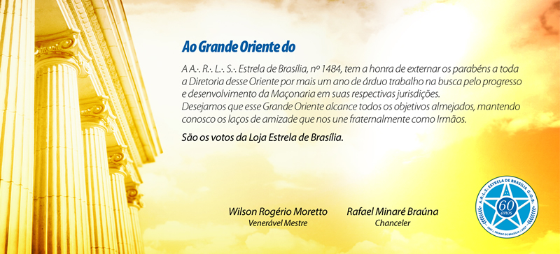 Cartão de Aniversário — Grandes Orientes