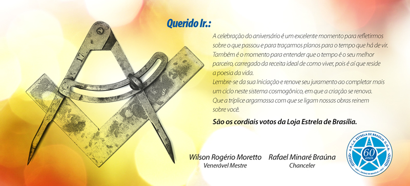 Cartão de Aniversário — Irmãos do Quadro