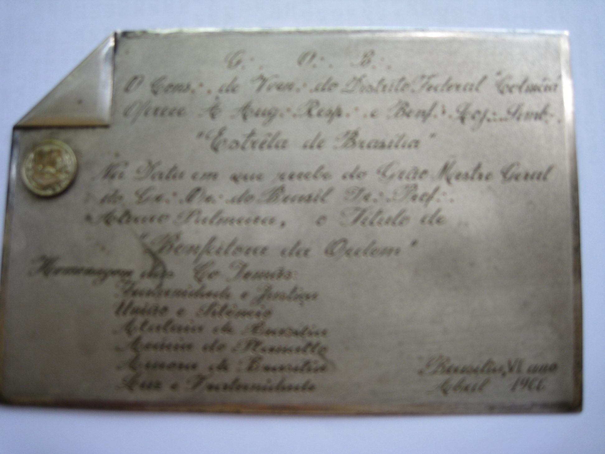 Homenagem Histórica das Lojas Co-Irmãs (1966)