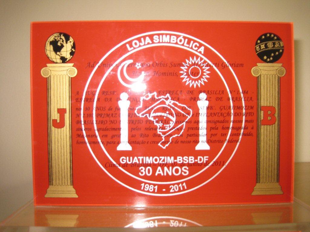 30 Anos da ARLS Guatimozim